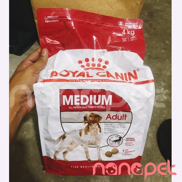 Hạt Royal Canin Medium Adult Cho Chó Lớn 11-25kg