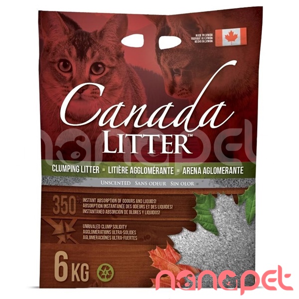 Cát Đất Sét Canada Litter Túi 6-12-18kg