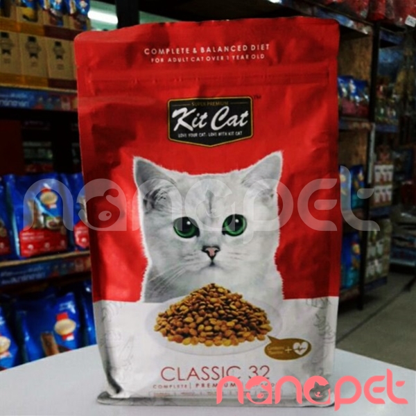 Hạt KitCat Classic 32 Cho Mèo Trưởng Thành