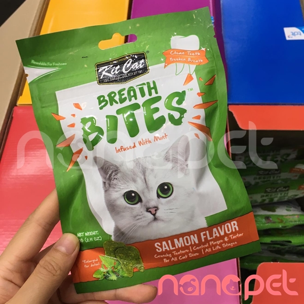 Snack KitCat Breath Bites Cho Mèo
