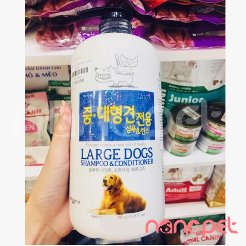 Sữa Tắm Forcans Large Dogs Cho Chó Size Vừa & Lớn