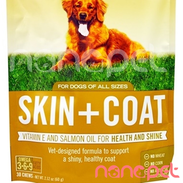 Viên Nhai Skin + Coat For Dogs Dưỡng Da Lông Cho Chó