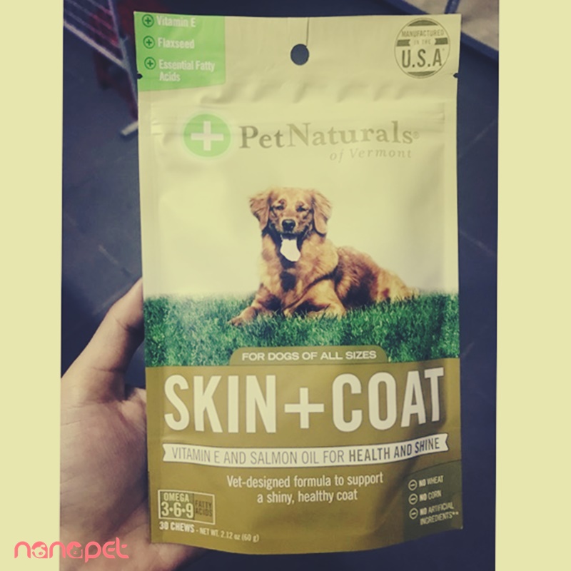 Viên Nhai Skin + Coat For Dogs Dưỡng Da Lông Cho Chó