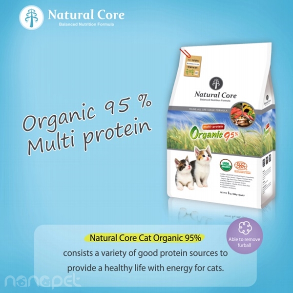 Hạt Natural Core Multi Protein 95% Đạm Cho Mèo