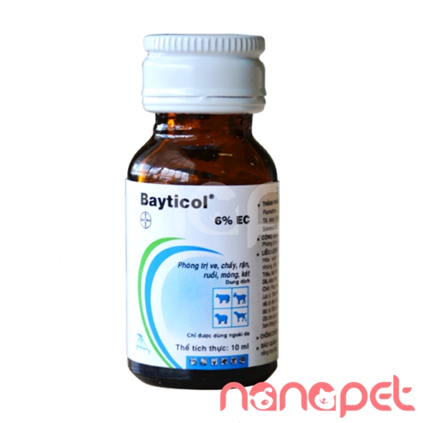 Thuốc Diệt Ve Rận Bọ Chét Trong Môi Trường Sống Bayer Bayticol